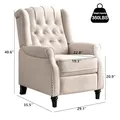 Pushback Recliner Chairs (Pair): view 2