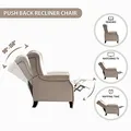 Pushback Recliner Chairs (Pair): view 5