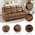Recliner Sofa Set (2 Chairs + 3-Seat): view 6