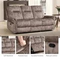 3-Piece Set: Power Massage Recliners + Sofa: view 4